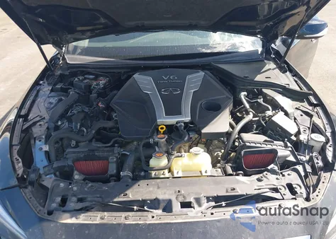 2018 Infiniti Q50 3.0T Red Sport 400 from USA, damaged, VIN JN1FV7APXJM461106